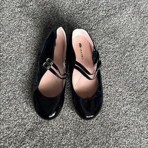 Black Patent Leather Mary Jane Shoes